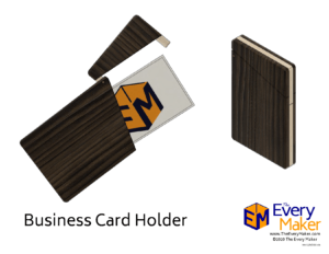 Wood Business Card Holder Plans